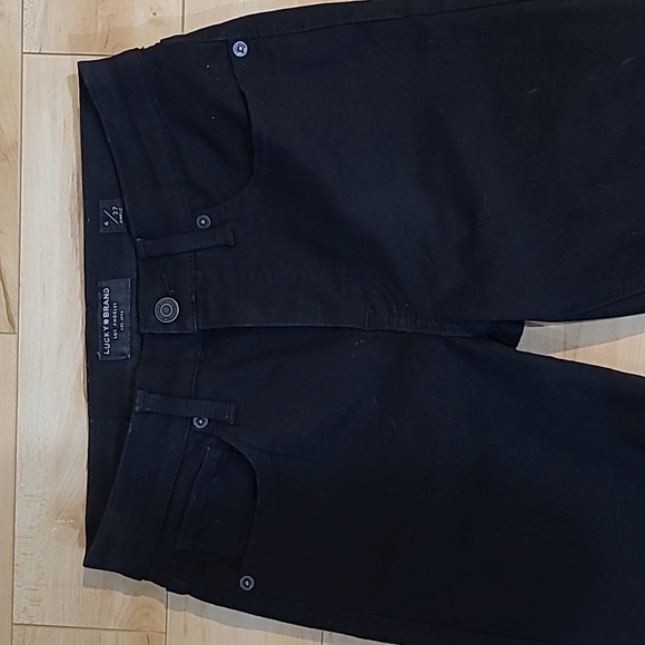 Lucky Brand women's size 4/27 ankle black jeans - Picture 3 of 7